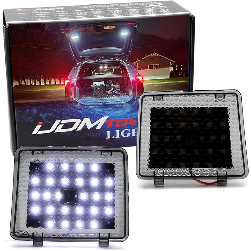 2Pcs LED Trunk Overhead Lights For Toyota RAV4 accessories Rear Hatch Door Lid Trunk Cargo Lamp Trunk Ceiling Lighting 2019-2024
