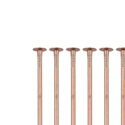 3 Inch Solid Copper Nails for Root Inhibition and Stump Removal in Forestry Horticulture and Ground Maintenance