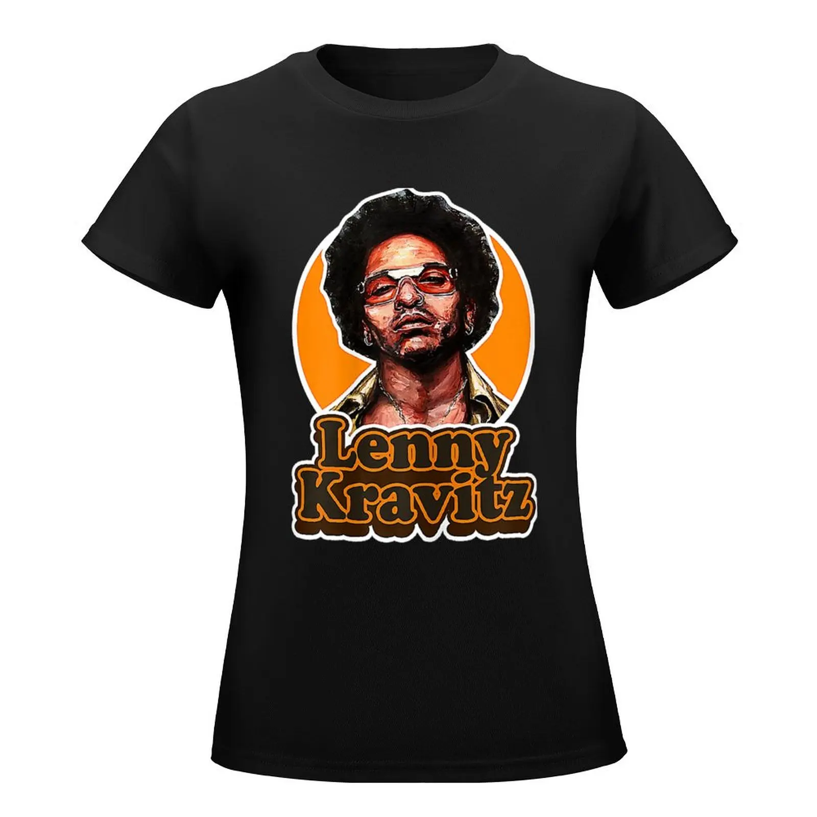 Lenny Kravitz Vintage T-Shirt summer clothes plus size tops tops for Women