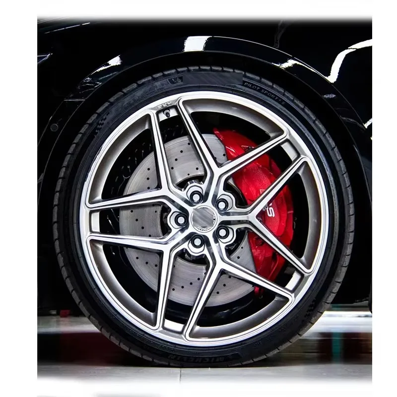 مخصص 18-22 بوصة محور عجلات السيارة مزورة مزورة سبائك الألومنيوم عجلات الحافات 2 قطعة 5 حفرة مزورة الحافات ل HRE Ff11 كاديلاك #1