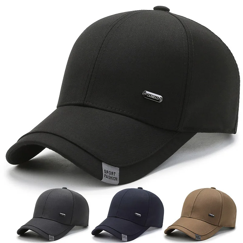 New Men Business Snapback Baseball Cap Male Outdoor Sports Sunshade Cap Women Fashion Letter Hat Cotton Visors Adjustable Gorras