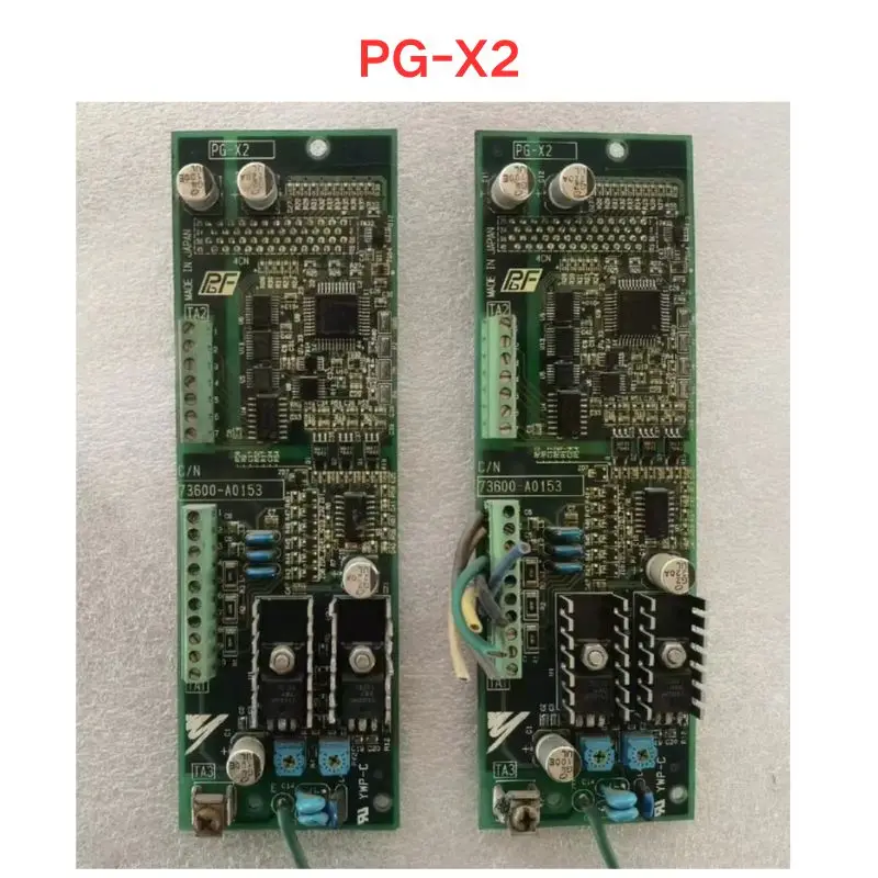 Used PG-X2 Yaskawa frequency converter PG card PG-X2 is suitable for Yaskawa frequency converters G7/F7, etc Functional test OK