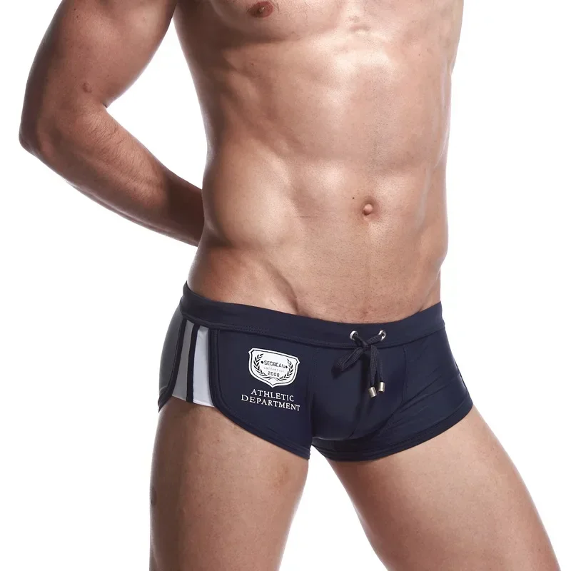 

Men's Swimming Trunk Summer Seaside Beach Board Shorts Male Hot Spring Pool Bathing Suit Swim Pants Quick Dry Swimwear Swimsuits