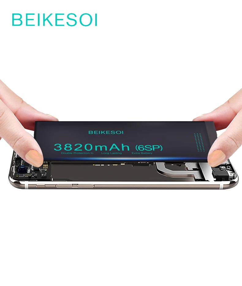 BEIKESOI Battery for iphone 6s plus High Capacity Bateria For iPhone 6sp 6splus Original IC chip battery