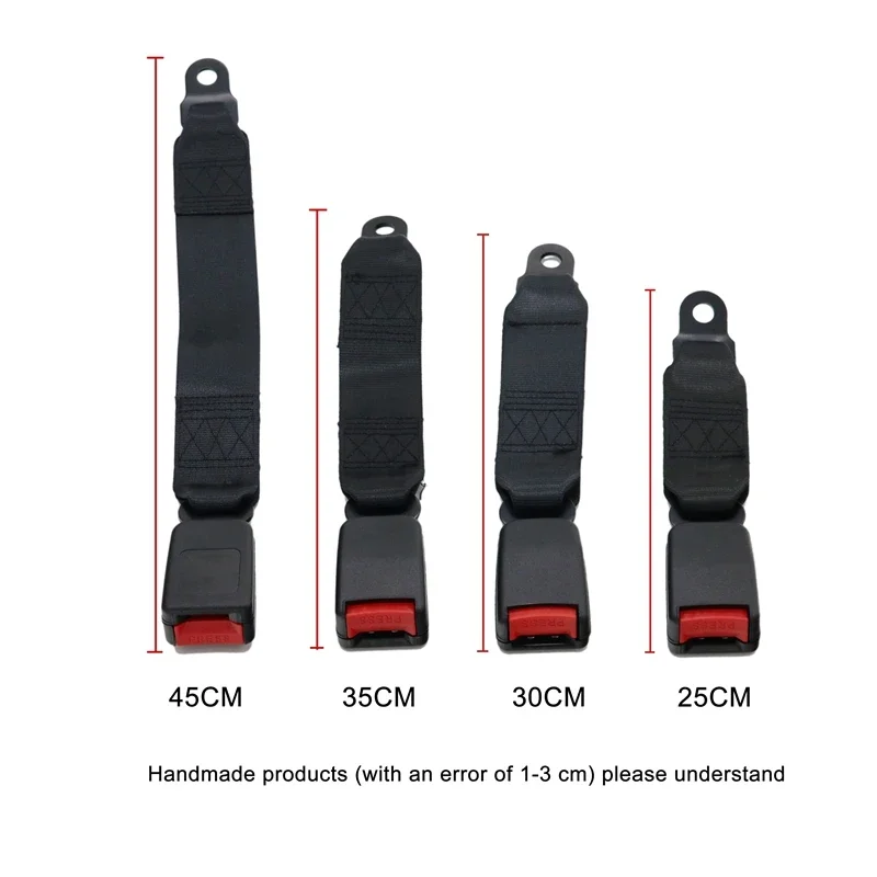 Universal Car Seat Belts Safety Belt Webbing Extender Auto Extension Buckle Seat Belts Extender Car Seat Belt Accessories