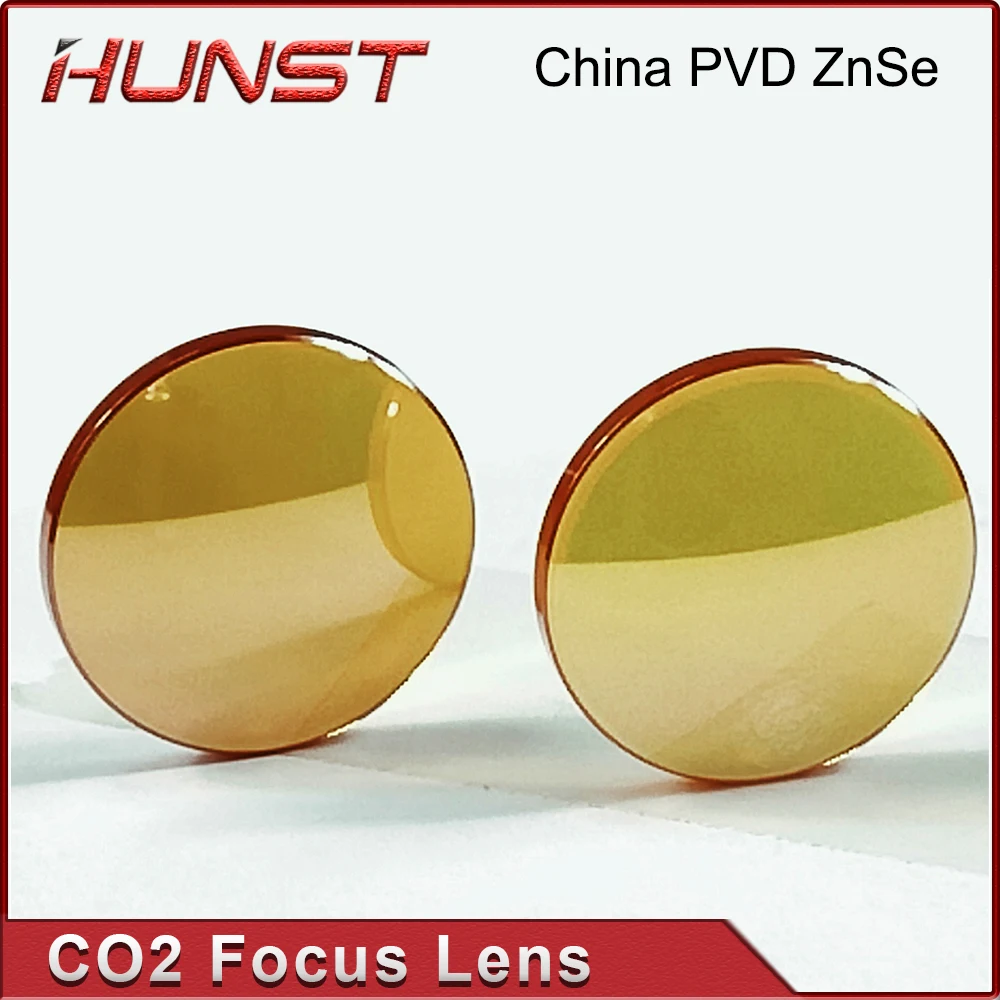 Imagem -06 - Lente de Foco Cnc Hunst-znse China Co2 Pvd Dia 12 mm 18 mm 19.05 mm 20 mm fl 38.1 50.8 63.5 76.2 101.6 mm Gravação do Laser Máquina Corte