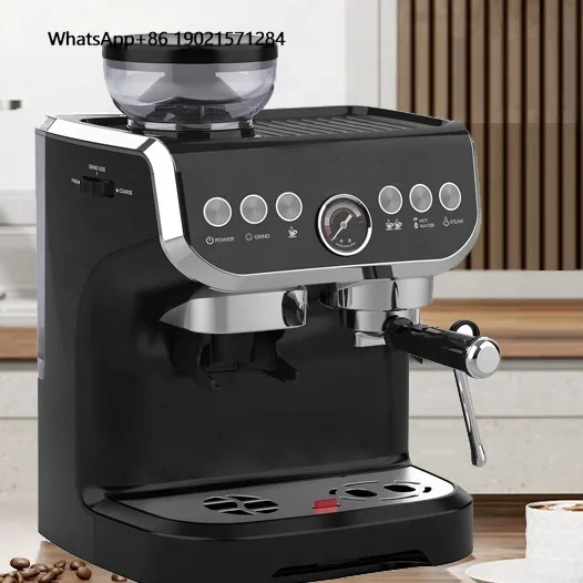 19 Bar Professional Home Automatic 4 in 1 Cafetera Cappuccino Commercial Coffee Maker/espresso Machine with Grinder