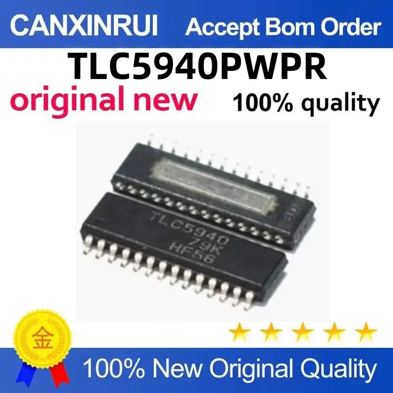 TLC5940PWP TLC5940PWPR TLC5940 LED Driver IC SMD is brand new and original