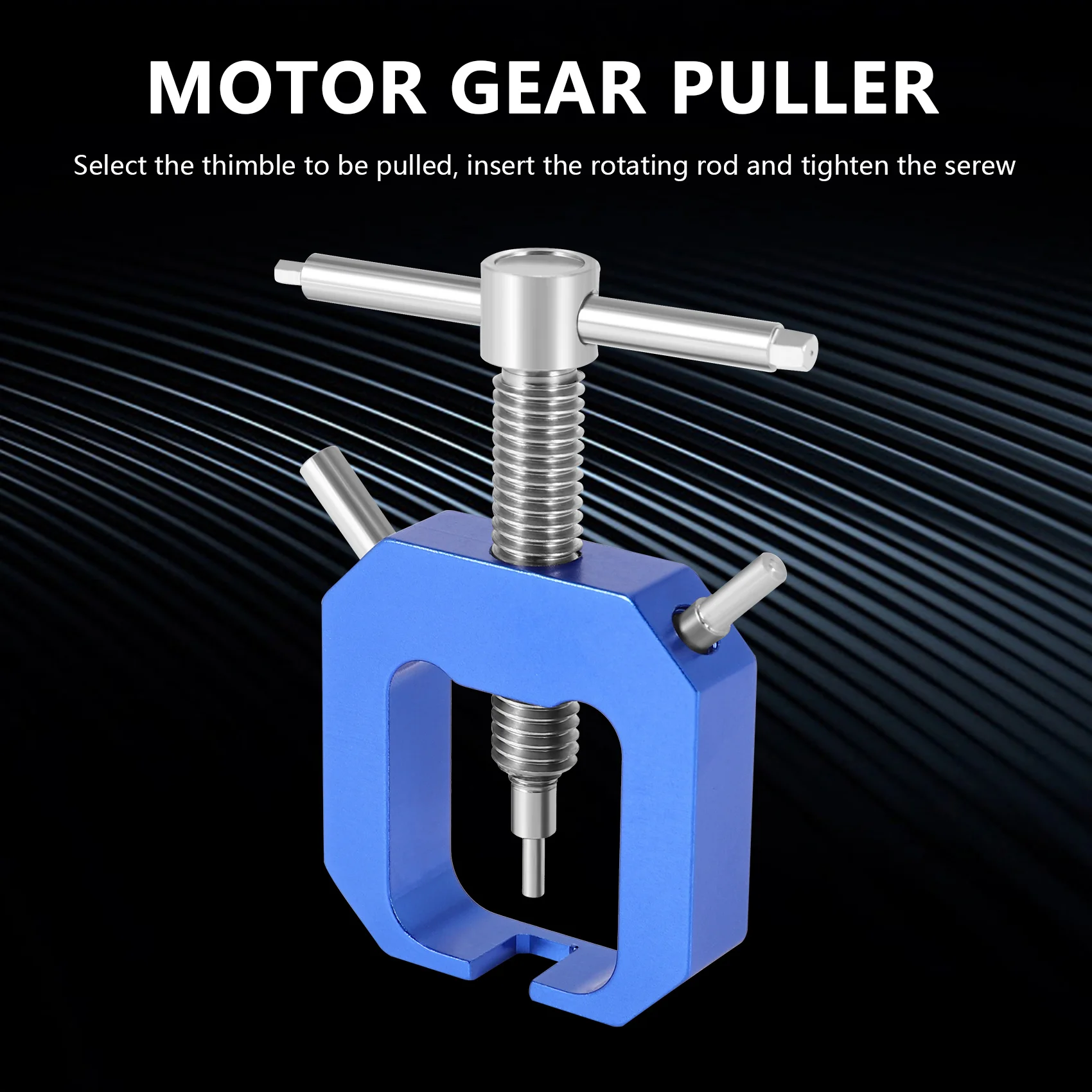 2Pcs Motor Pinion Gear Puller Remover Tools Set Rc Motor Gear Puller Tool Universal Motor Pinion Gear Puller Remover