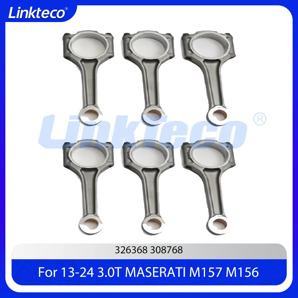 

Engine 6X Connecting Rod Fit 3.0 T L GAS M156 M156D For 13-24 3.0T MASERATI LEVANTE M161 Ghibli M157 Quattroporte M156 326368