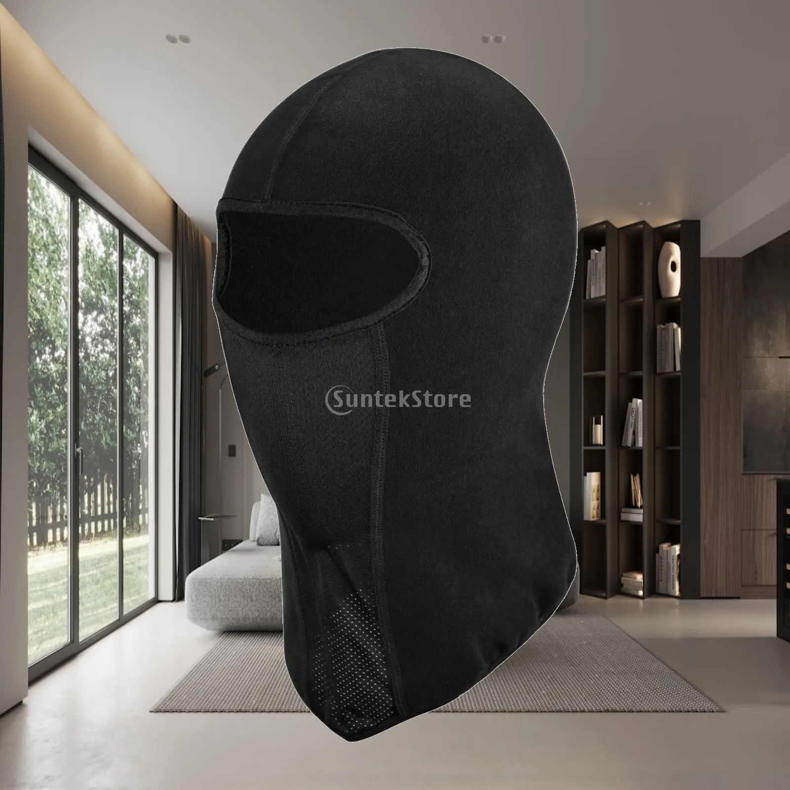 Soft Fleece Winter Face Cover Balaclava for Cycling Motorcycle Riding Skiing Full Head Mask with Shaped Breathing Panel Cold