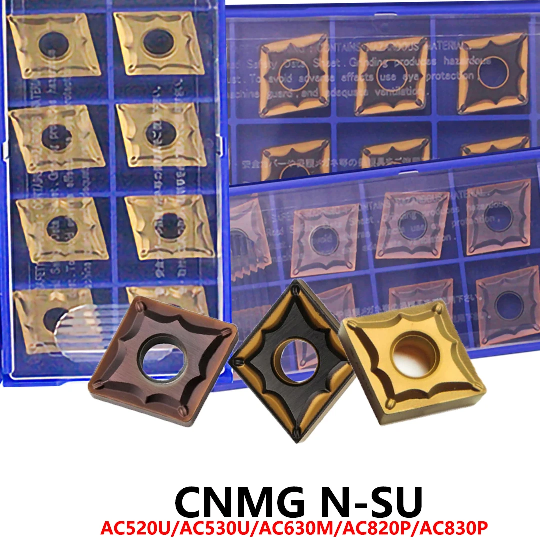 

Original Carbide Inserts CNMG120402 CNMG120404 CNMG120408 N-SU CNMG120402N CNMG120404N SU AC520U AC820P AC630M CNC Tools CNMG