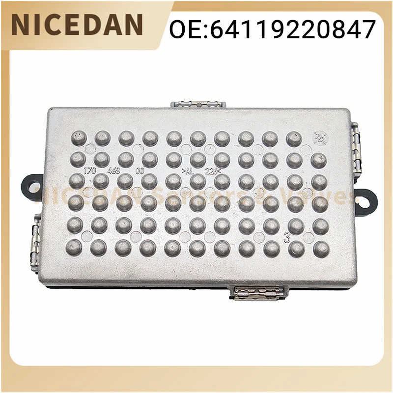 

64119220847 Резистор регулятора двигателя вентилятора для BMW 5 7 серии F07 F10 F11 523i 528i 535i 550i 740i 750i 760i F01 F02 Новый