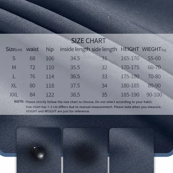Men's Running Shorts Quick-drying Fitness Black Double Layer Shorts Men New Sport Workout Training Bodybuilding Short Pants 5
