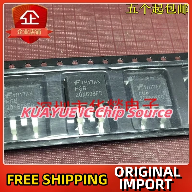 10PCS-30PCS/  FGB20N60SFD   TO-263 600V  40A  Fast Shipping Quality Guarantee