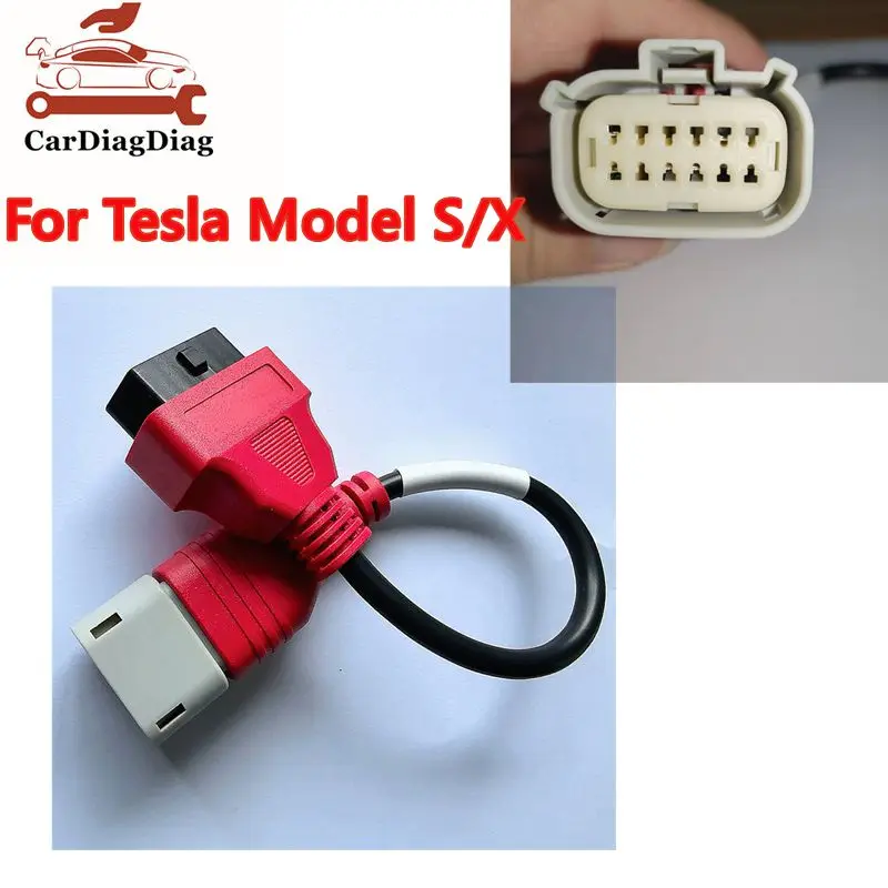 Latest Car Diagnostic Cable For Tesla Battery Testing Cable For S/X/3/Y Diagnostic Line Special Connector X431