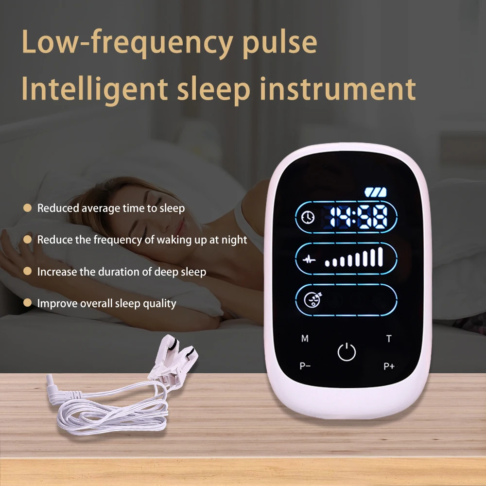 CES-Based Sleep Aid Insomnia Anxiety Relaxation Pulse Therapy Sleep Well Treatment Device for Anxiety Relief and Insomnia Cure