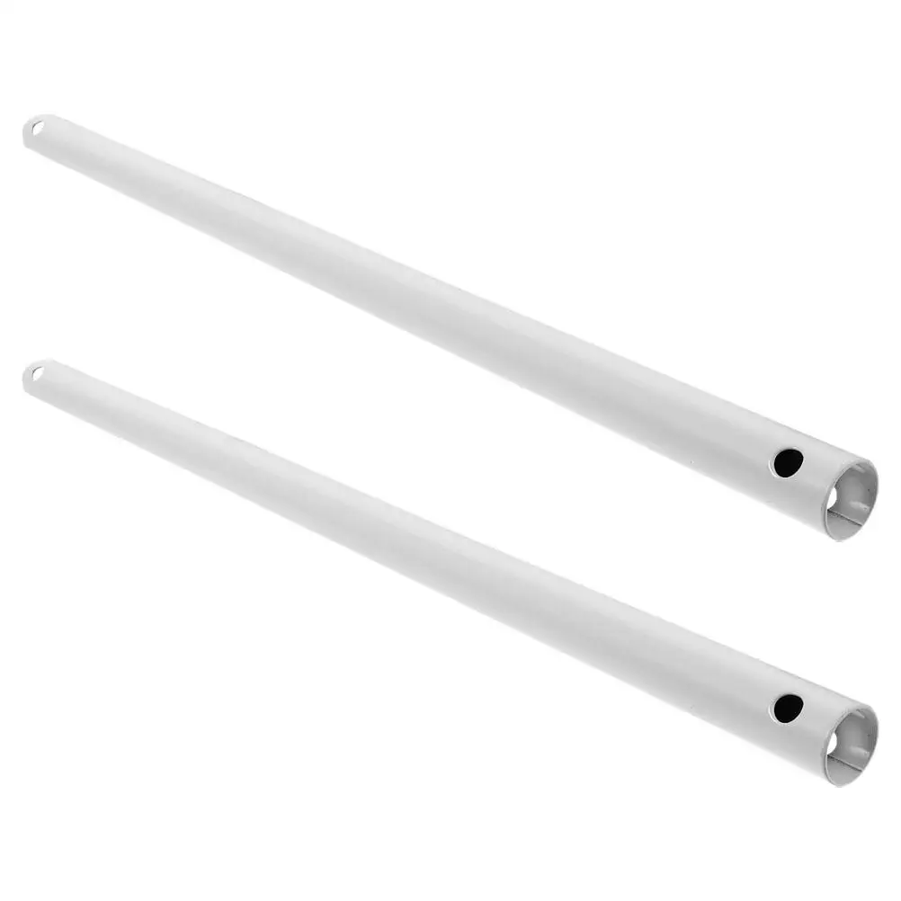 2Pcs Down Extension for Ceiling Fan Fan Rod Thickened Iron Material Long Rods Replacement Hardware