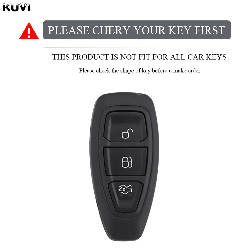 Fashion TPU Car Remote Key Case Cover Shell For Ford Focus 3 4 Mondeo MK3 MK4 Fiesta Ecosport Kuga ST C-Max B-Max Protector Fob