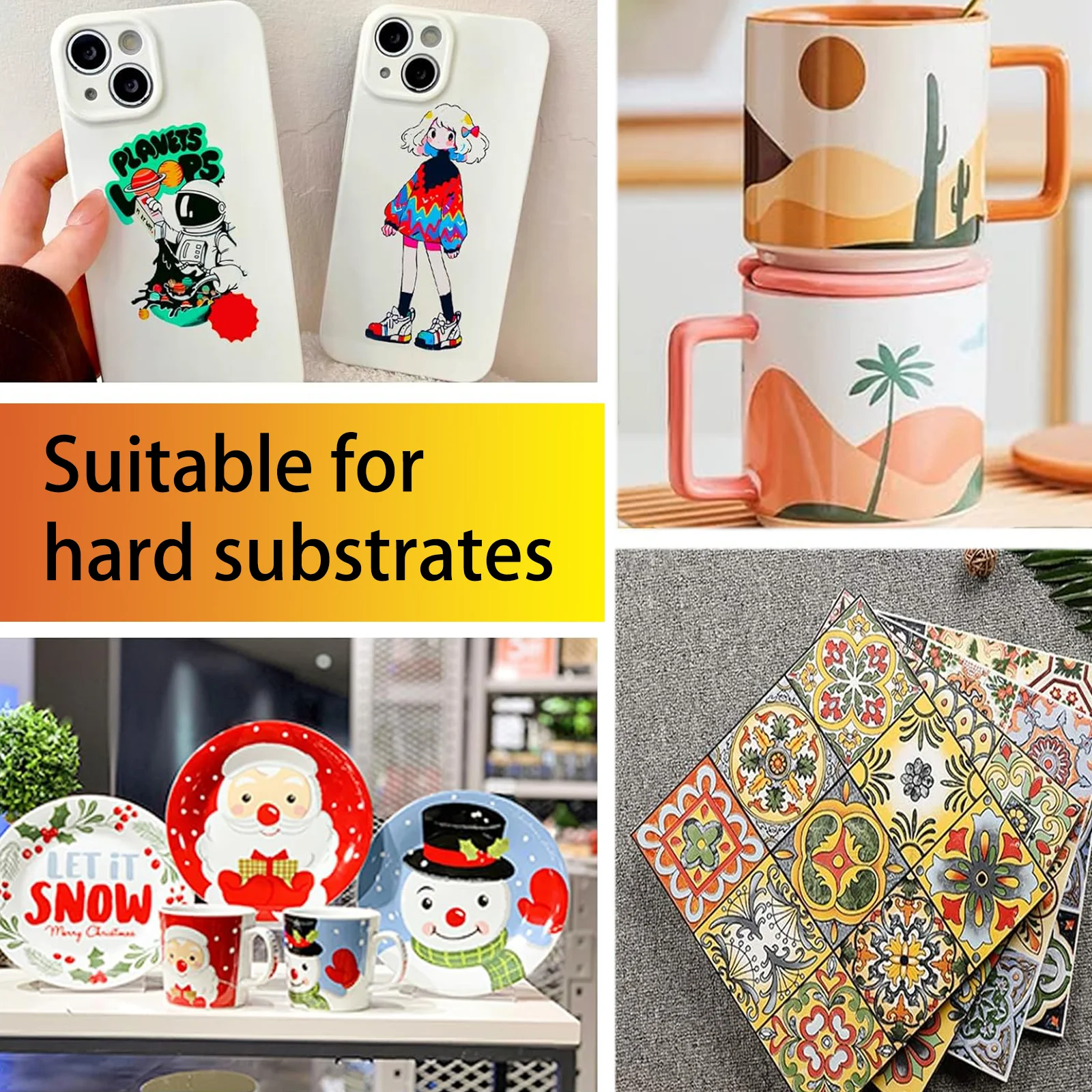 50 Sheets 8.5×11" Sublimation Paper 105g Suitable for Inkjet Printer Can Transfer Patterns to T-shirt & Cup Letter Size