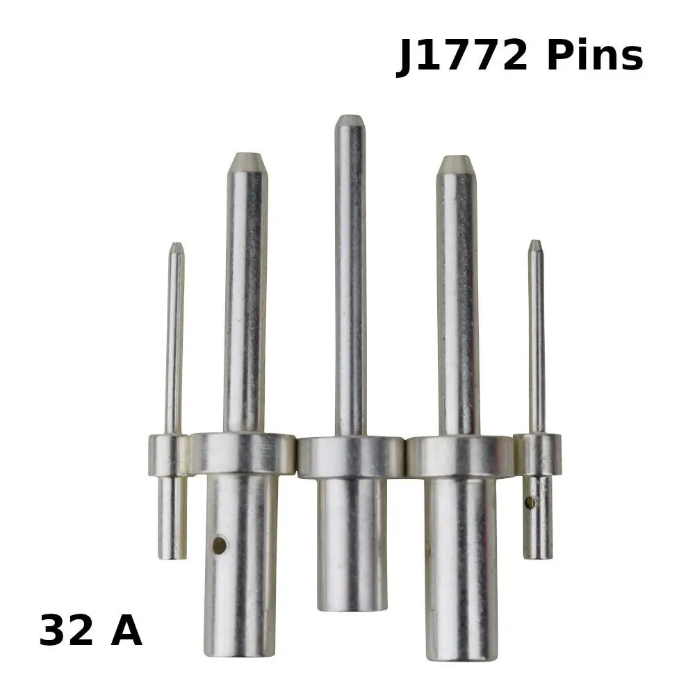 J1772 32A เปลี่ยน Pins ชุดใหม่สำหรับ J1772ไฟฟ้าเต้ารับสำหรับชาร์จ