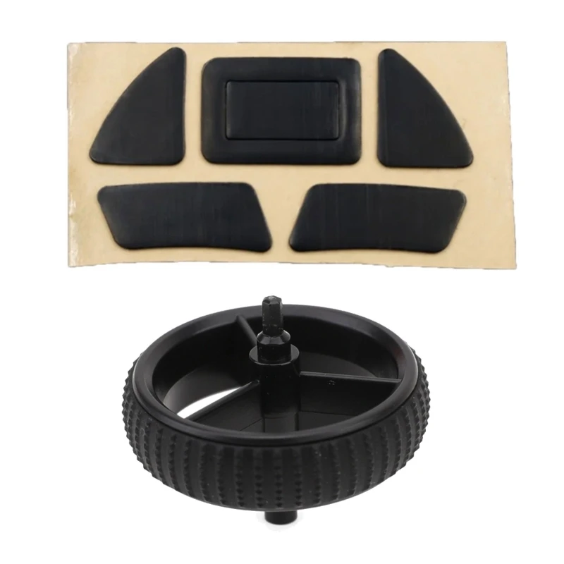 

Enhances Control Mouse Black Wheel Smooth Glidings Pad for Mouse Dropship