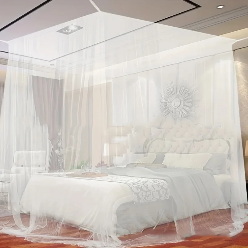 Portable Camping Mosquito Net Large Breathable Bed Canopy Mesh Hanging Insect Proof Fly Screen Tent for Outdoor Hammock