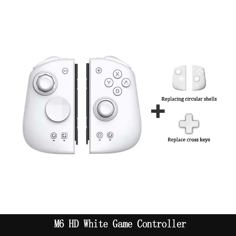 2025 M6s Gemini 2 Gamepad Console for Nintendo Switch Joy-con Game Handle Grip Bluetooth Wireless Controller for Switch OLED