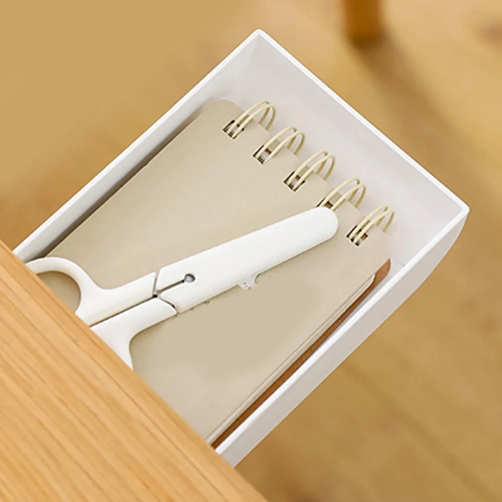 

Набор из 2 креативных скрытых ящиков-органайзеров из АБС-пластика для хранения на столе: для ручек, канцелярских принадлежностей, для студентов, дома, офиса, школы