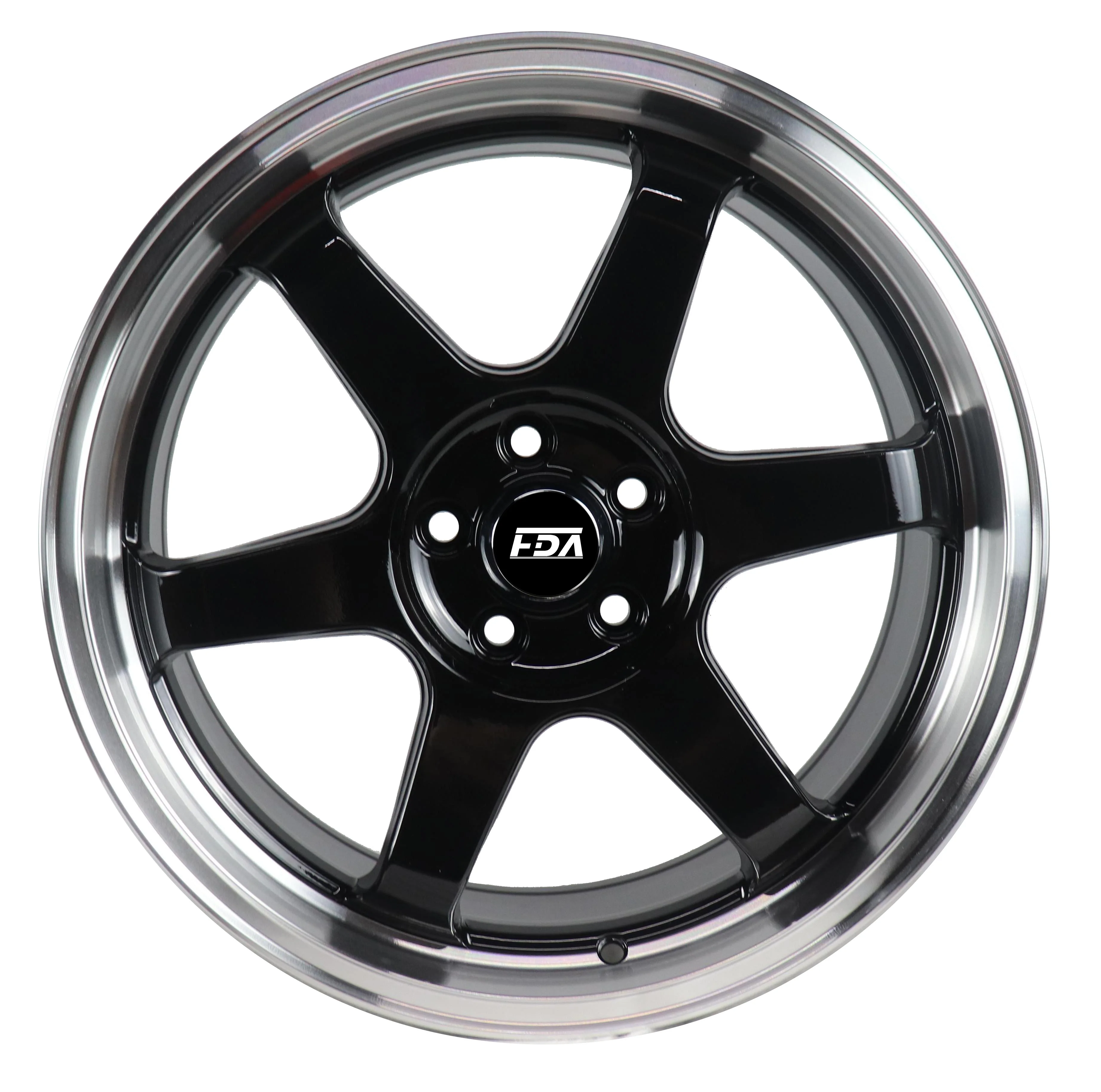 Factory wholesale TE37 5x100 pcd 5x114.3 17 inch Aluminum Alloy Wheels for car rim