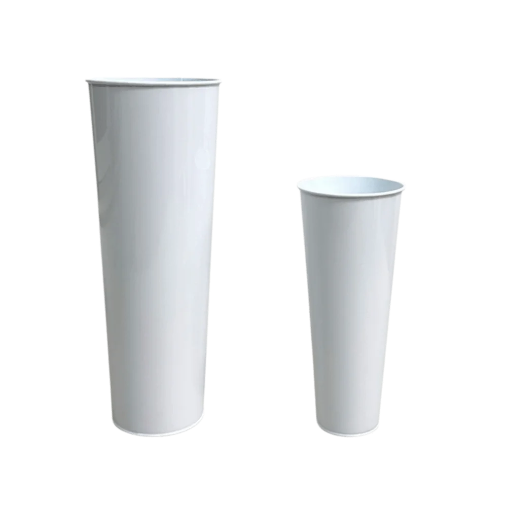 Waterproof Flower Bucket Flower Coating Rust-Resistant Watergrass Cultivation Bucket Galvanized Flower Arrangement Bucket