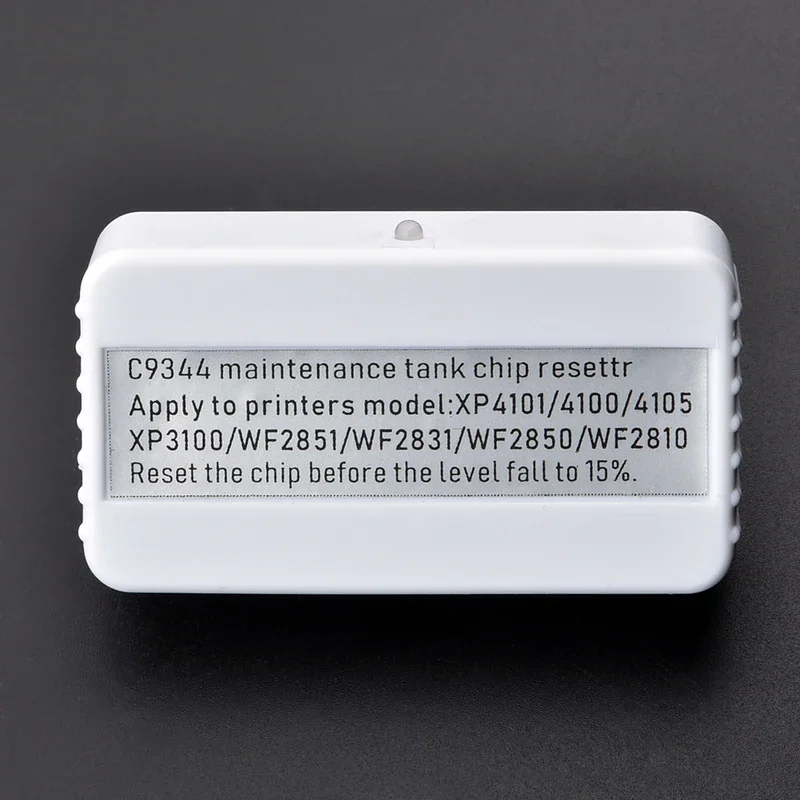 New C9344 Maintenance Box Chip Resetter For Epson WF-2810 2830 2850 2851 XP-4105 XP-2100 2101 3100 4100 4101 Printer