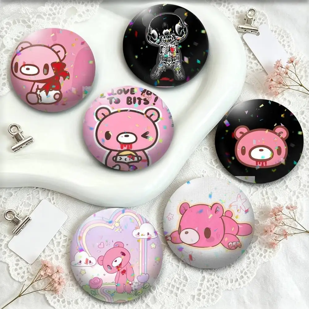 G-Gloomy Bear CUTE  25mm 32mm 44mm 58mm 75mm Brooches Badges Pins for Accessories Gift