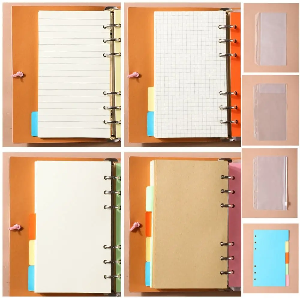 Bloc-notes vintage en cuir PU, bloc-notes rétro, Elk vierge, ligne de calcul, grille, mode horizon, fournitures scolaires