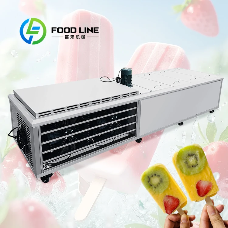 High Speed Popsicle Machine Quick Freezing Technology High Volume Output Suitable For Commercial Ice Lolly Production Business