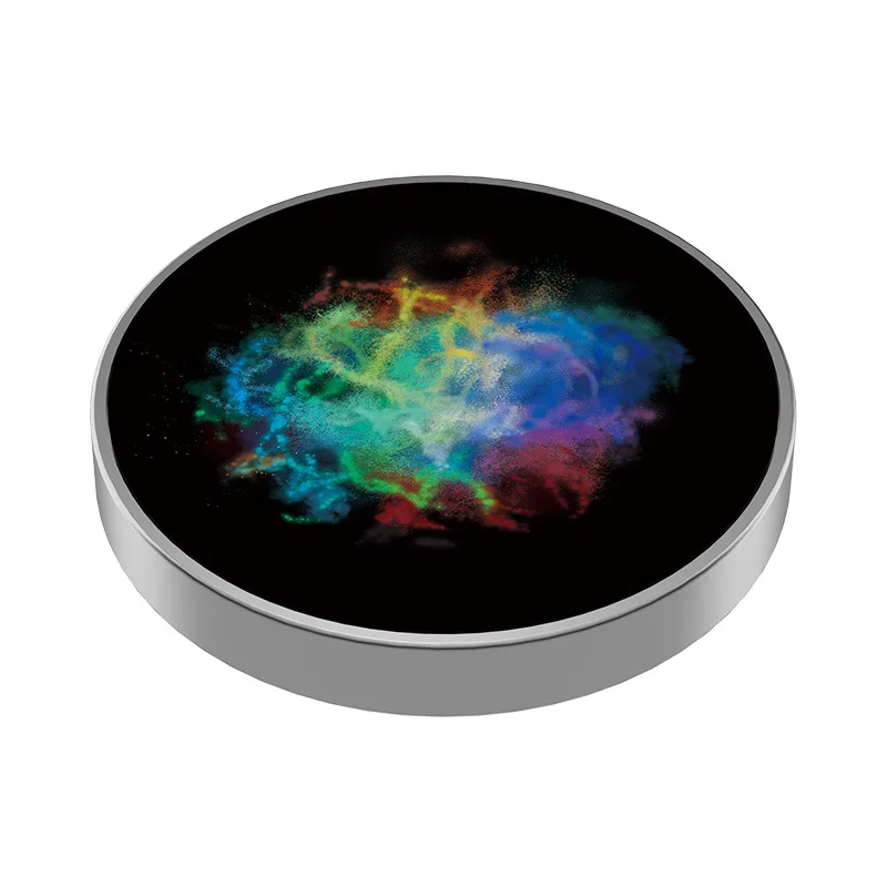 

Galaxy Spinning Gyroscope Metal Stainless Steel Cosmic Luminous Desktop Rotation Hand Spinner Desk Toys for Adults Kids
