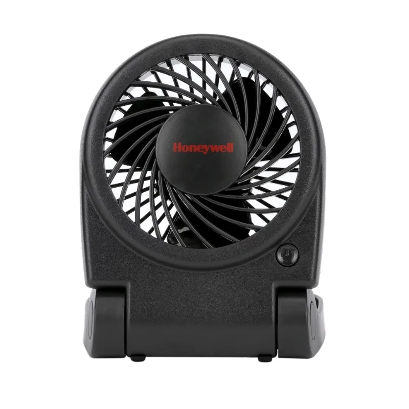 Black Turbo on the Go Portable Folding Personal Fan, Black, New, L: 4.74",