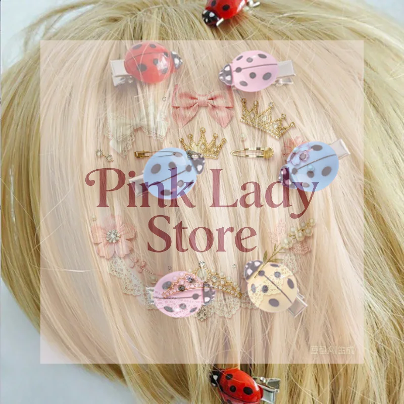 

10Pcs Simulated Ladybug Hair Clips Animal Insect Hair Clips Creative Hair Accessories Headwear For Hair Decoration