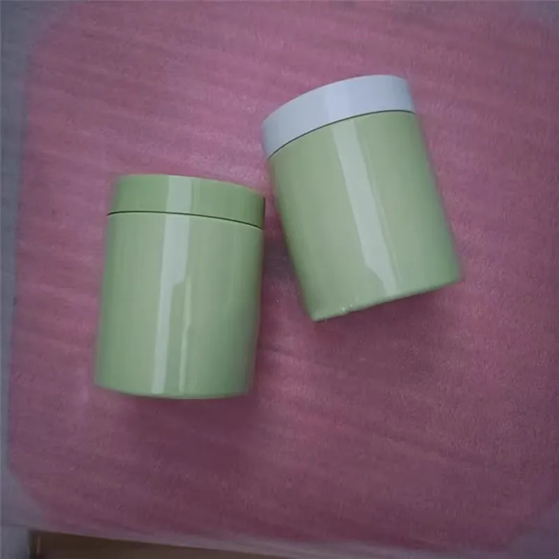 10/30pcs 200ml 250ml Light Green Plastic Jar with Lids Empty Cosmetic Containers Jar for Travel Sample Bottle