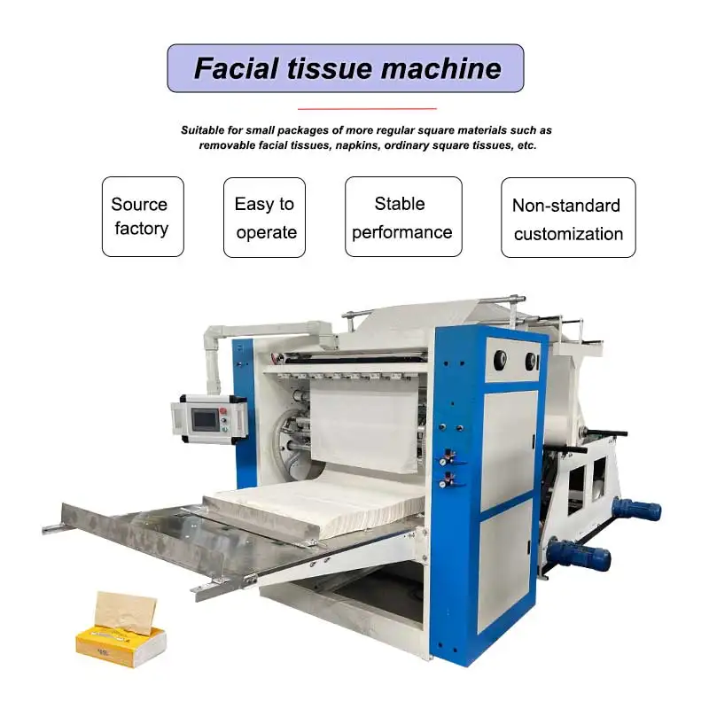 Small Machines for Home Business Soft Facial Tissue Paper Making Machine 2 Lines Facial Tissue Machine