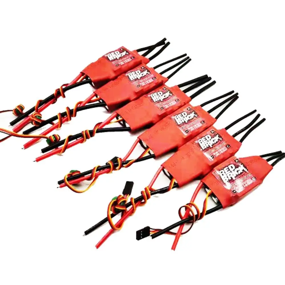 Red Brick Brushless ESC 5V/3A 5V/5A 50A 70A 80A 100A 125A 200A Electronic Speed Controller RC Parts ESC for FPV Multicopter