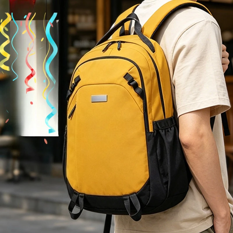 Business backpack short-distance couple travel bag large capacity lightweight outdoor casual backpack 15 inch