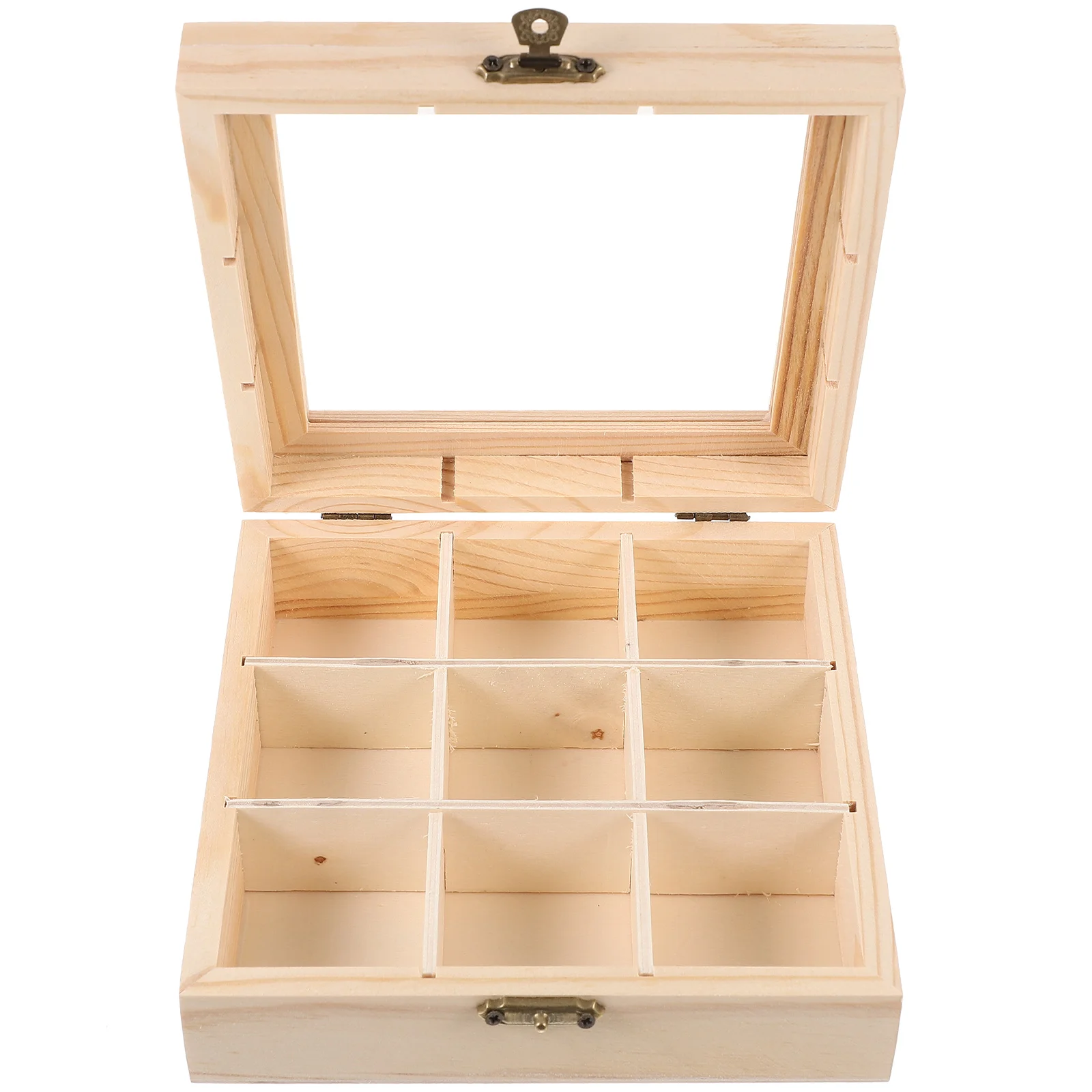 Tea House Organizer for Bags Box Boxes Cup Coffee Teabags Holder Storage Container Commercial and Herbal Teas Wooden You