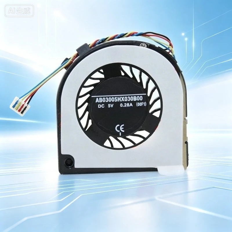 FOR ADDA AB03005HX030B00 3003 Ultra‑Thin 3MM 4‑Wire Side‑Blow Blower Fan DC5V 0.28A