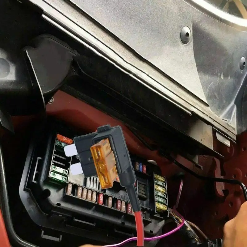 Secure Your Vehicle's Electronics with 10pcs Car Add a Circuit Fuse TAP Adapter and Dual Slot ATO ATC Blade Fuse Holder