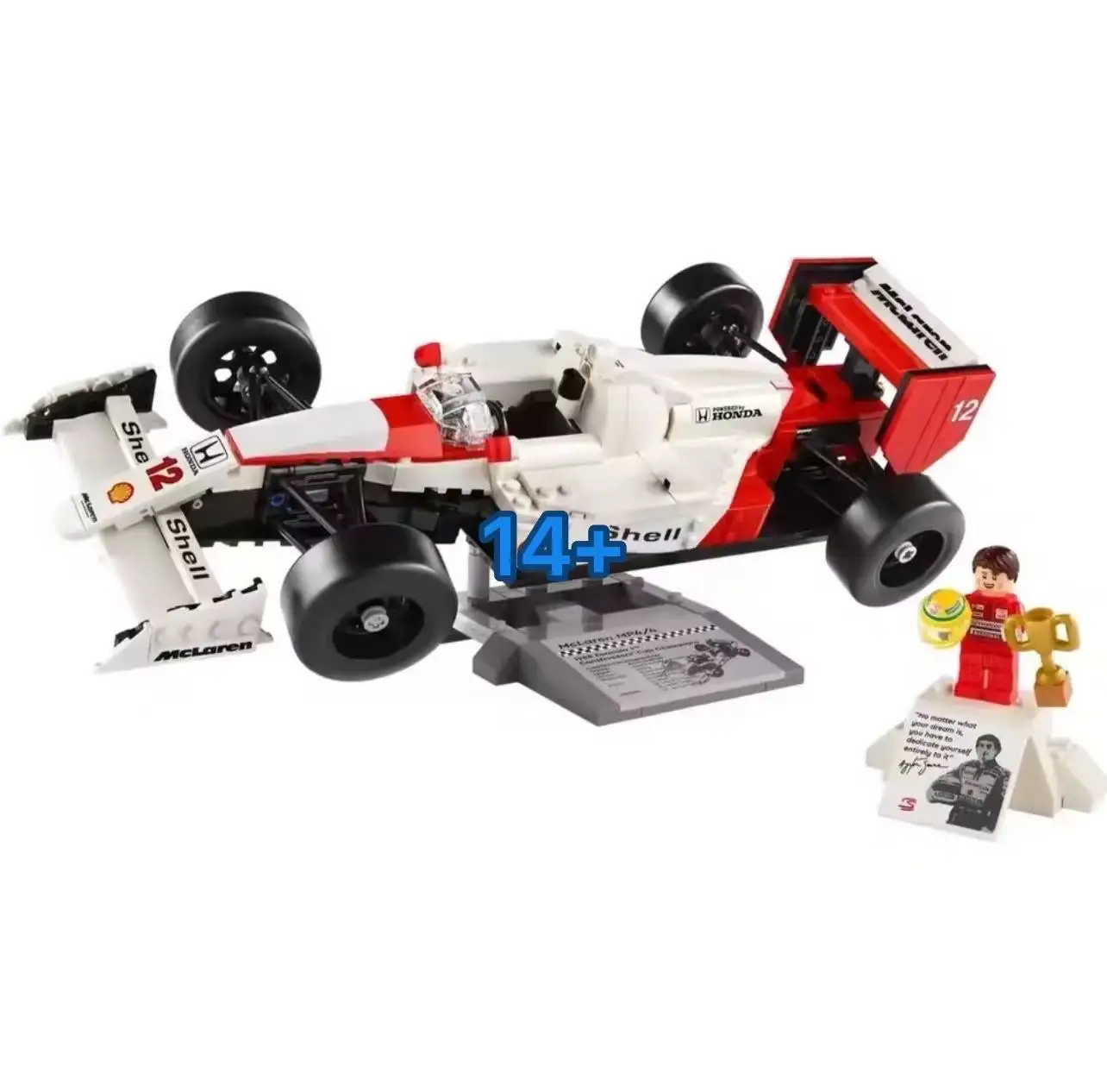 10330 10353 Super Racing Car Building Bricks Kit | Display Model for Adult Collection | Home Decor Gift for Car Enthusiasts