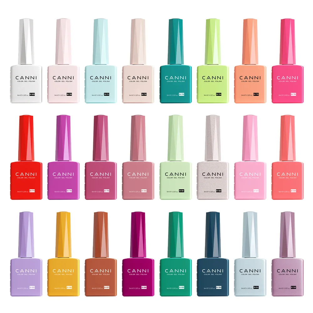 CANNI 9ml Gel-Nagellack TPO/HEMA-FREI Sommer-Nägel Hellblau # 9171 Farb-Eleganz Damen Gel Soak-Off UV LED Semi-Permanent Gel – Detail 9