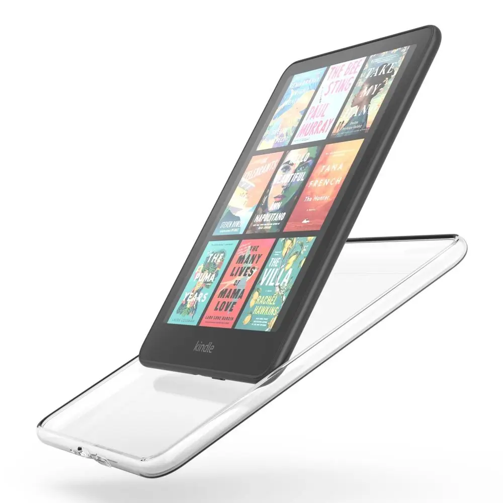 Capa transparente de ereader de 7 polegadas TPU capa traseira para Kindle Paperwhite 12a geração/Colorsoft Signature Edition (versão 24)