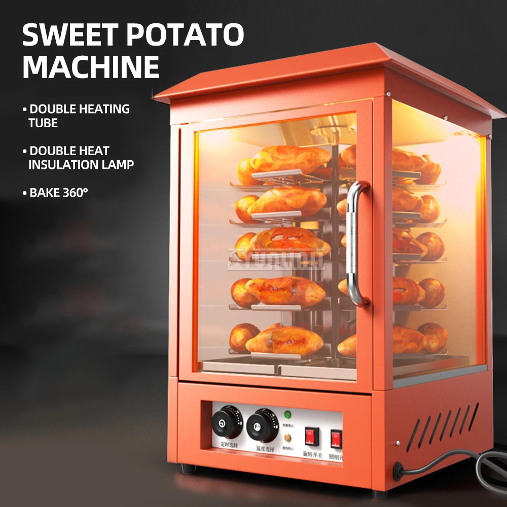 Commercial Desktop Electric Roasted Sweet Potato Machine Automatic Large Capacity Roasted Pears