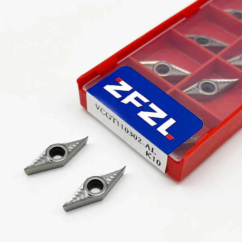 

VCGT 110302 VCGT10304 VCGT 160402 VCGT 160404 VCGT 160408 VBGT 160402 VBGT 160404 Инструменты с ЧПУ из твердосплавных вставок AL K10 для алюминия